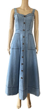 Load image into Gallery viewer, Indikah Denim Blue Maxi Dress
