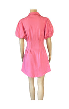 Load image into Gallery viewer, Indikah Denim Mini dress pink
