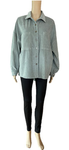 Sunny Girl Denim Long Sleeves Shirt