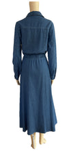 Load image into Gallery viewer, Sunny Girl Denim Long Sleeves Long Shirt Dress  133464A
