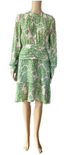 Load image into Gallery viewer, Sunny Girl Green Prints short dress 133474A
