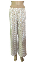 Load image into Gallery viewer, Sunny Girl Prints Knit Pants Beige &amp; White  201014M
