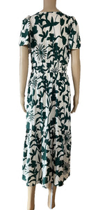 Sunny Girl green floral midi dress 133020I