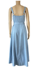 Load image into Gallery viewer, Sunny Girl singlet denim dress  Blue
