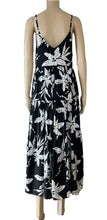 Load image into Gallery viewer, Sunny Girl black and white floral singlet maxi dress 132825B
