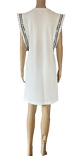 Load image into Gallery viewer, White cotton sleeveless t-shirt dress
