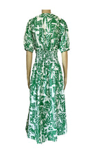 Load image into Gallery viewer, Sunny Girl Cotton Green Prints Dress
