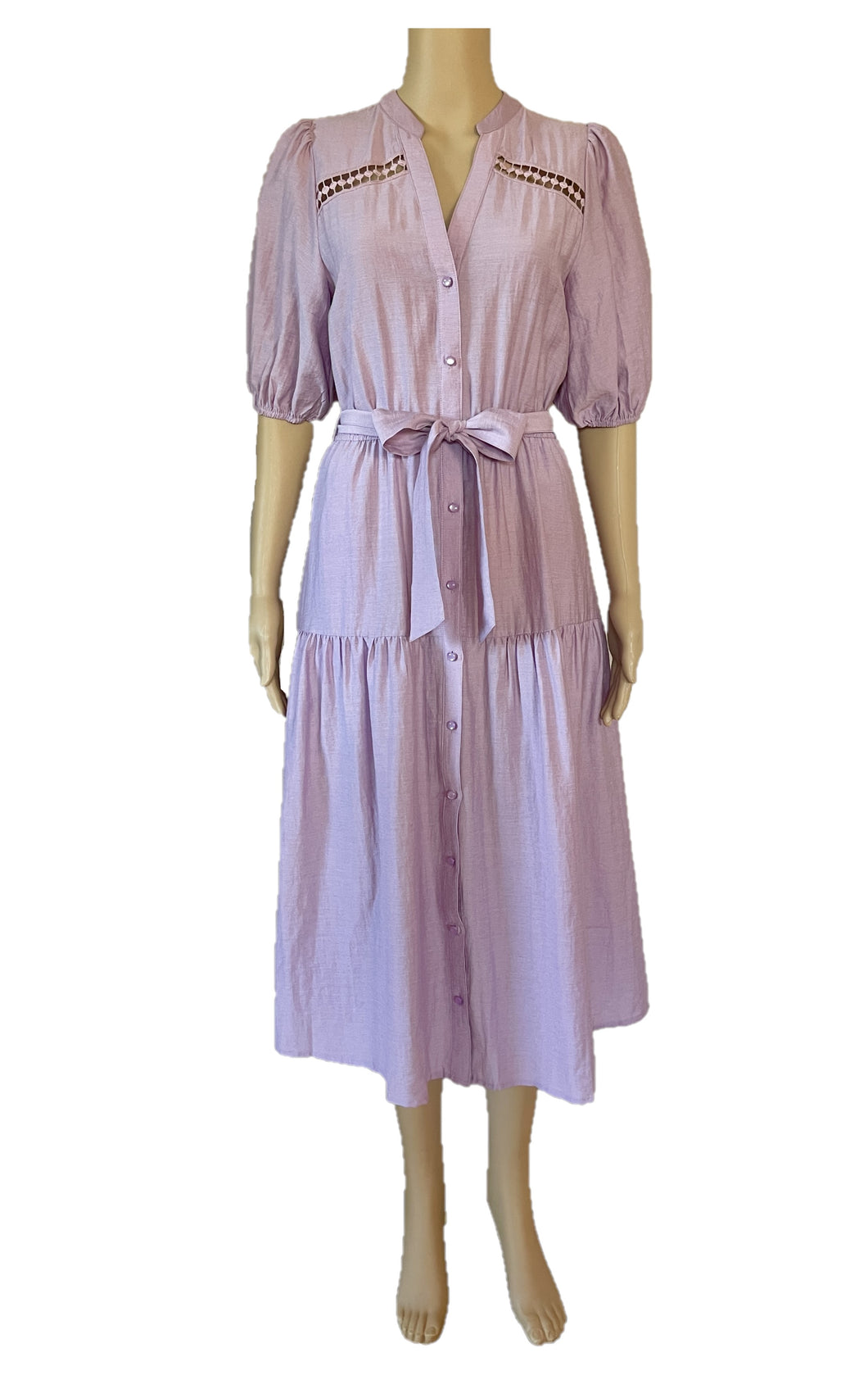 Sunny Girl  Purple Midi Dress